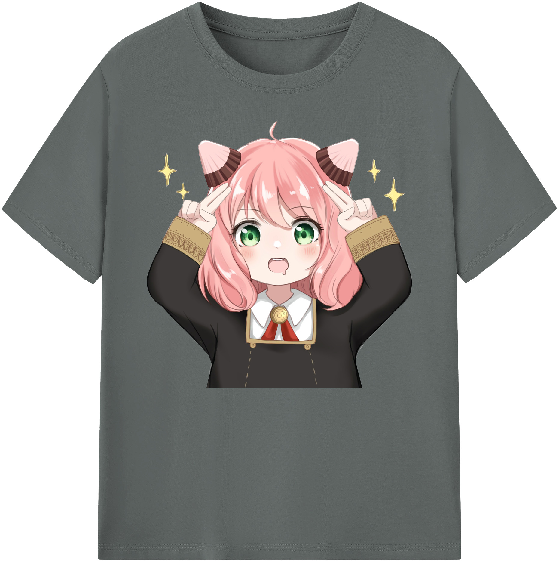 （画像用） SPY×FAMILY间谍家家酒 綿100％ メンズ半袖Tシャツ｜肌触りやわらか＆通気性